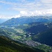 Kreuzjoch (2270 m), Blick ins vordere Stubaital
