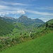 Blick übers Toggenburg zum Alpstein.