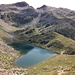 un cuore fra le montagne, il bel lago Calvaresc dalla bocchetta che viene da ganan