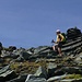 Lella in vicinanza della cima!