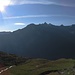 Mit diesem Bild talauswärts habe ich etwa die Geländekote 2727 m erreicht: gegenüber erkennt man die Zufrittspitze (3439 m), rechts daneben - wenig auffallend - Weißbrunner Spitze (3253 m) und Lorchenspitze (3347 m).