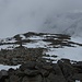der leichte Aufstiegsweg von der Bergstation