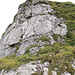 T6-Stelle zum Runden Kopf. (?) Halb so wild! (rechts vom Fels) Den Nadlenspitz im Alpstein fand ich viel grausiger.