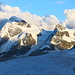 Klein Matterhorn, Breithorn in der Abendsonne