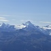 Der markante Dent Blanche verdeckt das Matterhorn