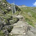 scaletta verso la Capanna Michela e l'Alpe di Motterascio