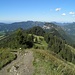 Rückblick auf den Anstiegsweg