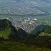 Tiefblick ins Rheintal und auf Hohenems