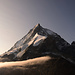 Lever de soleil à la cabane Schönbiel : Matterhorn avec l'arête de Zmutt au milieu