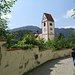 Latorre campanaria di Sankt Mang dal castello.