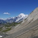 Au col de Malatra, le massif du Mont Blanc apparaît soudainement