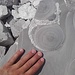 Interessante, plastische Strukturen mit eingelagertem Sand.