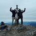 Die Gipfelbezwinger, danke an den einzelnen Berggänger für dieses Foto