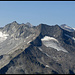 Furtschaglspitze und Schönbichler Horn vor den höchsten Zillertaler Gipfeln: Hochfeiler links und Hochferner rechts