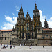 Die Westfassade der Kathedrale von Santiago de Compostela