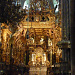Hauptaltar mit Jakobusfigur in der Kathedrale von Santiago de Compostela