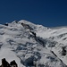 Mont Blanc und Tacul von der Aiguille aus