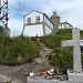 Kreuz und Leuchtturm am Cabo Finisterre