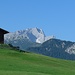 Privathütte auf dem Eckbauer mit Zugspitze