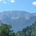 Blick zum Wetterstein von Vordergraseck aus