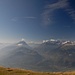 Blick vom Fläscher Fürggli Richtung Ragaz, Calanda