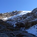 Kurz vor dem Einstieg am Gran Paradiso Gletscher. Von links nach rechts stieg ich diesen hoch.
