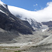 Blick aufs Gletschervorfeld von der Seitenmoräne aus