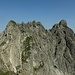 Das Massiv des Kleinen Widdersteins mit dem "zackigen" Übergang zwischen Haupt- und Südgipfel