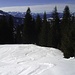 Die Skispuren waren alt, unsere (rechts) an diesem Tag die einzigsten neuen.