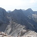 Rückblick auf den Südwestgrat des Alpspitze. Hier kam ich vor einigen Jahren auch im Zuge meiner Doppelüberschreitung des Gipfels herauf.