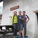Noi e Christophe della Gite d'Etape la Fruitiere di Villargaudin
