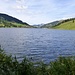 Blick über den See nach Schwarzsee