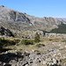 Im Aufstieg zwischen Zarunica und Katun Grlata - Rückblick in einer Höhe von etwa 1.770 m.