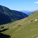 Rückblick aufs hintere Astental, im Hintergrund die Lienzer Dolomiten