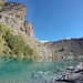 <b>In questo periodo il Lago Blu (2215 m) ha delle tonalità turchesi piuttosto che blu. </b>