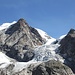 <b>Castore (4223 m), Colle Perazzi (3880 m) e Punta Perazzi (3906 m).</b>