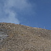 Final ascent to the summit of Felsberger Calanda.