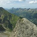 Schöner Tiefblick auf den Westlichen und auf die Walsertaler Berge