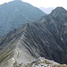 Blick vom südlichen Vorgipfel der Bettlerkarspitze auf den Grat zur Schaufelspitze