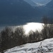 Lago con sullo sfondo la Valsassina