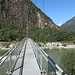 die Hängebrücke nach Avegno