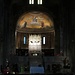 L'interno di San Pietro in Ciel d'Oro con l'arca gotica contenente le spoglie di Sant'Agostino.