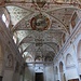 La sacrestiua di San Pietro in Ciel d'Oro con il suo soffitto riccamente decorato.