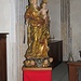 Statua lignea conservata nella sacrestia.