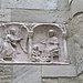 Una "Annunciazione" sul lato meridionale di San Michele Maggiore.