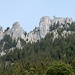 ... mit den eindrücklichen Felsabbrüchen - und Gipfelkreuz - im Zoom;<br />die weiteren Felszähne: Grind und Musenturm (von links) - vgl. [u Bergamotte]s [http://www.hikr.org/gallery/photo1458873.html?post_id=81576#1 Foto]!
