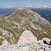 Zla Kolata / Kollata e keqe - Ausblick am Gipfel zur etwa nordnordöstliche gelegenen Dobra Kolata.