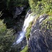 An overlook to the impressive Valegg di Gann waterfall.