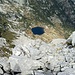 Lago del Starlaresc as seen from the summit of Madòm da Sgiòf. (photo Mad)