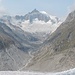 Aletschhorn mit den Resten des Mittelaletsch